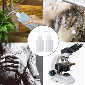 좁은 입과 가늠자 상표를 가진 플라스틱 세척 병 물 청소 Squirt 문신 짜기 병 - Product Image 6