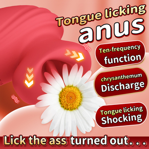 Wasserdichtes Anal-Sexspielzeug für Erwachsene, G-Punkt- und Klitoris-Stimulator mit Vibrator, Zungenleck- und Saugfunktion, magnetisches Aufladen - Product Image 2