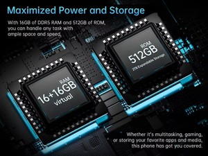 8849 SHARK 3 Unihertz สมาร์ทโฟนพันธุ์อึด ระบบปฏิบัติการ Android 14 หน่วยความจำ 32GB/512GB ชิปประมวลผล Dimensity 8300 หน้าจอ 3K AMOLED แบตเตอรี่ 11600mAh ทนทานต่อแรงกระแทก มาตรฐาน IP68 รองรับการใช้งานกลางคืน - Product Image 5