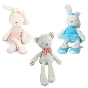 Pluche Pop 2021 Beste Cadeau Animal Zachte Pluche Konijn Baby Speelgoed