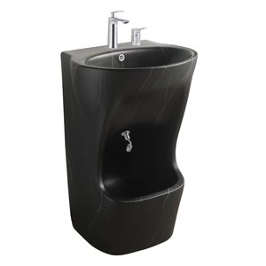 Vente <span class=keywords><strong>en</strong></span> gros : Lavabo d'ablution (Wudu) <span class=keywords><strong>en</strong></span> <span class=keywords><strong>céramique</strong></span> de porcelaine, double niveau, ovale moderne, pour musulmans, populaire - Product Image 3