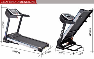 Lijiujia casa ginásio equipamentos incluem massageador sentar-se halteres fitness multifunções esteira - Product Image 6