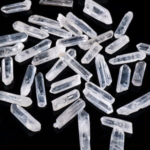 Baguette <span class=keywords><strong>de</strong></span> guérison à point <span class=keywords><strong>de</strong></span> cristal naturel monocristaux <span class=keywords><strong>de</strong></span> <span class=keywords><strong>quartz</strong></span> clair - Product Image 1