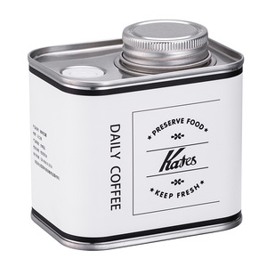 Kafei Shi - Recipiente de almacenamiento de granos de café, 150 g, metálico, portátil, para café, té, camping - Product Image 2