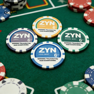 Jetons <span class=keywords><strong>de</strong></span> <span class=keywords><strong>poker</strong></span> en argile 10G 40MM estampés à chaud, faible MOQ, vente en gros Chine, prise en charge OEM - Product Image 6