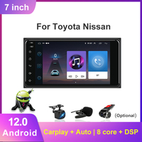 Stereo Mobil 7 Inch untuk TOYOTA COROLLA VIOS CROWN CAMRY HIACE PREVIA RAV4 Perangkat GPS NAVI Mobil Radio Mobil Android Audio