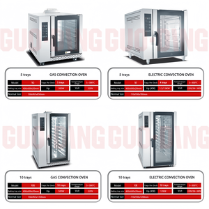 Horno de Convección a Gas para Cocina Comercial con Función de Vapor, 5 Bandejas - Product Image 2
