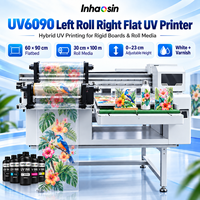 Mesin Cetak UV DTF 6090 Roll to Roll untuk Pencetakan Label Kristal, Stiker Transfer, Kaca, dan Papan Logam