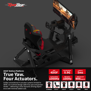 Simulateur de course Racebear 4DOF |   Cockpit de simulation de course automobile ultime |   Motion pour Rallye <span class=keywords><strong>F1</strong></span> Gt - Product Image 2