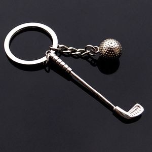 CY Creative Simulation Tennis Table Tennis Golf <b>Key</b> <b>Chain</b> Mini 3D Badminton Keychain Sport Game Souvenirs - Product Image 4