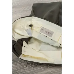 Pantaloni in Lana 130's Verde Quattro Stagioni - Product Image 4