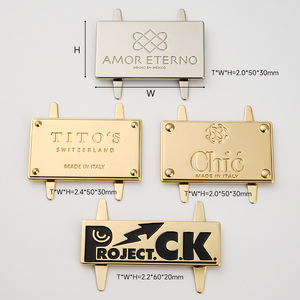 Phụ Kiện Túi Theo Yêu Cầu Nhãn Logo Kim Loại Nhãn Túi Xách Dập Nổi Logo Tấm Kim Loại Khắc Logo Kim Loại Tùy Chỉnh Cho Túi Ví - Product Image 6