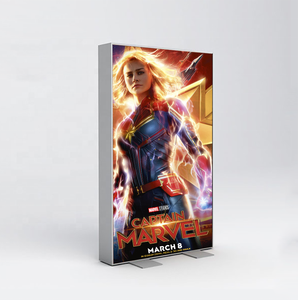 热卖<span class=keywords><strong>SEG</strong></span>无框发光二极管灯箱，带发光二极管矩形硅胶边缘图形显示背景铝支架 - Product Image 3