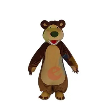 Efun MOQ 1 PC Custom cartoon Masha bear mascot costume fancy dress cosplay animal adults size TV & Movie Costumes for party