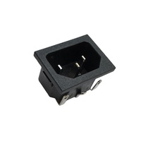 Prix usine – Connecteur industriel en cuivre IEC C14 15A 125V, prise 3 broches, IP22, adaptateurs d'alimentation haute puissance, entrée CA