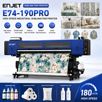 ENJET Imprimante Textile Numérique à Sublimation de 1,9 Mètres pour Tissu Polyester