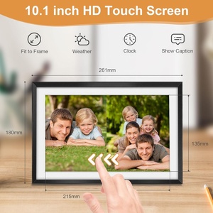 กรอบรูปดิจิตอล WiFi หน้าจอสัมผัส IPS ขนาด 10 นิ้ว, หน่วยความจำ 32GB, แชร์รูปภาพและวิดีโอผ่านแอป - Product Image 2