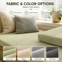Coussin de siège ergonomique personnalisé 100 % coton pour banc de fenêtre, armoire de rangement et projets de sièges intérieurs