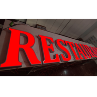 Enseigne lumineuse LED 3D personnalisée pour magasin de motos, enseigne de devanture de magasin, pour centre commercial et entreprises, lettres en relief murales pour entreprises