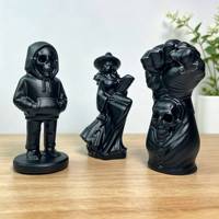 Figuras de Obsidiana al por Mayor para Halloween, Surtido de Brujas, Fantasmas, Calaveras, Calabazas y Búhos para Decoración y Regalos de Halloween