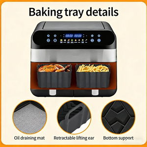 <span class=keywords><strong>Nueva</strong></span> llegada transfronteriza: Bandeja de silicona para freidora de aire, accesorio para freidora de aire <span class=keywords><strong>COSORI</strong></span> de 8.5L - Product Image 5