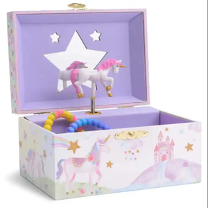 Ever Bright Hot Selling Ballerina Music drawer Box Mechanism Princess Jewelry Boxes Girl Ballet Music Box for Girls