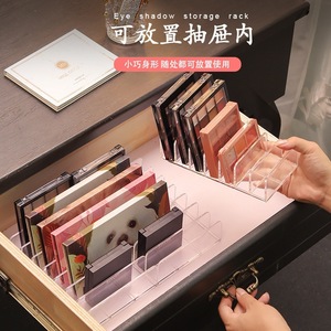 Support de rangement pour palette de fards à paupières en acrylique, organisateur de maquillage de bureau pour cosmétiques compacts et rouges à joues - Product Image 2