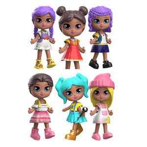 Figurines d'action en PVC et ABS de 4 pouces avec accessoires, déballées, pour enfants et adultes, Little Corner Collectible Doll The Music Party Girls - Product Image 1