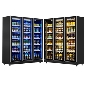 Thương mại đồ uống mát với cửa Kính Điện uống hiển thị <span class=keywords><strong>Showcase</strong></span> cho siêu thị sử dụng ETL chứng nhận - Product Image 4