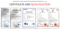 Plaquettes de frein arrière en céramique de haute qualité D641 D658, pièces automobiles en gros, système de freinage excellent pour CHRYSLER DODGE GAZ