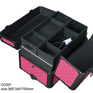 <span class=keywords><strong>Valise</strong></span> de Maquillage à Roulettes Grande Capacité Style Tendance pour Cosmétiques, Ongles, Tatouages et Manucure, avec Diamants - Product Image 1