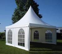 Pavillon de jardin extérieur haut de gamme, serre pagode, tente à structure en aluminium, maison de jardin en PVC imperméable, personnalisable pour mariages et fêtes