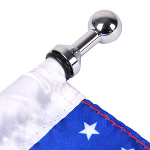 Drapeau pôle société publicité Logo Sport extérieur argent bannières œillets en aluminium pour Harley <span class=keywords><strong>Honda</strong></span> <span class=keywords><strong>moto</strong></span> accessoires - Product Image 3