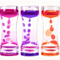 Jouet Flottant Liquide OEM avec Minuteur de Mouvement, Jouet Sensoriel Coloré Anti-Stress pour Enfants et Adultes, Décoration de Bureau pour l'Autisme