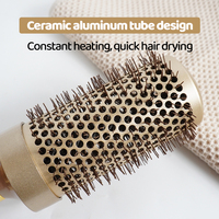 Résistant à la chaleur queue cheveux Styler lissage Premium peigne luxe tête Massage aluminium soin des cheveux brosse Gua Sha peigne