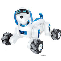 Intelligenter, horizontal beweglicher, fingerabdruckgesteuerter, ferngesteuerter elektrischer Hunde-Roboter als Lernspielzeug für Kinder