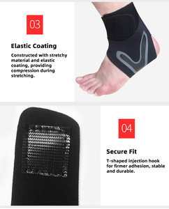 <span class=keywords><strong>Tobillera</strong></span> Deportiva Ajustable y Cómoda <span class=keywords><strong>con</strong></span> Compresión para Entrenamiento, Gimnasio y Deportes - Product Image 6