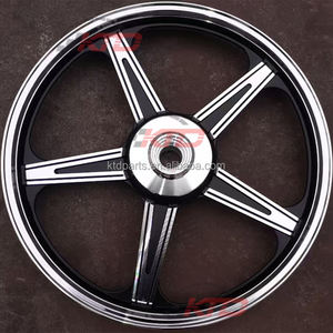 KTD <span class=keywords><strong>ล้อ</strong></span>หน้า17นิ้วสำหรับมอเตอร์ไซค์, <span class=keywords><strong>110</strong></span>คลื่น CD พร้อมล้อหลังแผ่นดิสก์ที่ปรับแต่งสีที่แตกต่าง<span class=keywords><strong>ก</strong></span>ัน - Product Image 3