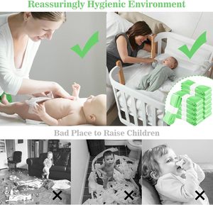 Sac poubelle pour seau à couches Geniee Compatible avec <span class=keywords><strong>Tommee</strong></span> <span class=keywords><strong>Tippee</strong></span> Nappy Bin Refill Bag EVOH Diaper Sail Refill Bags - Product Image 6