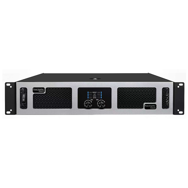 HiFi Sound 1200W Dual Channel ClassH Amplifier 2U Rack Power AmplifierFor KTV Bar DJ Stage Performance