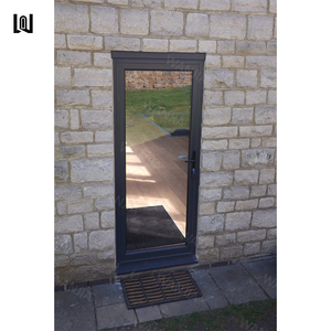 Porta Esterna Moderna Personalizzabile ODM/OEM 36x80, Porta <span class=keywords><strong>d</strong></span>'<span class=keywords><strong>Ingresso</strong></span> in Alluminio e Vetro, Porte a Battente in Alluminio per Patio - Product Image 2