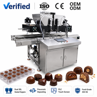 Machine de Dosage Semi-Automatique 2x30L avec Trémie Chauffée, Dosage Quantitatif, Déaération par Vibration, Acier Inoxydable 304