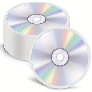 Tovaglioli a Tema CD Retrò di Forme Speciali, Tovaglioli Monouso Arcobaleno Laser per Feste di Compleanno e Musicali - Product Image 1