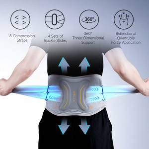 Fascia Lombare Protettiva Sportiva per Dolori Acuti alla Parte Bassa della <span class=keywords><strong>Schiena</strong></span> Modello 2026 26 °   Supporto Metallico Curvo per Terapia Termica Rapida al Grafene - Product Image 4