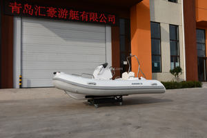 Bateau de pêche pneumatique à coque rigide en fibre de verre CE RIB 330 avec moteur hors-bord à vendre - Product Image 6