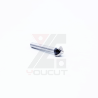 Travaux du bois 90 °   Fraise à rainurer en V en carbure pour chanfreinage et pliage à angle droit, pour routeur CNC, découpe en V du MDF et du contreplaqué