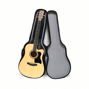 Estuche Rígido Profesional para Instrumentos Musicales, Estuche de Viaje Impermeable para Guitarra Acústica, Funda para Bajo - Product Image 1