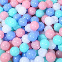 Balles de piscine en plastique souple, mini, couleurs variées, résistantes à l'écrasement, sans arêtes vives, non toxiques, sans phtalates et sans BPA, pour bébé et tout-petit