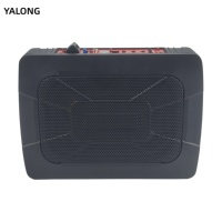 Subwoofer actif 6x9 pouces à bobine simple 120W RMS, haut-parleur de basses sous siège, design fin en alliage d'aluminium, usine OEM ODM