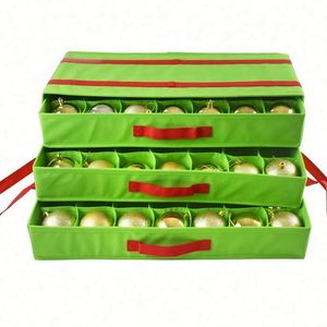2025 Hot Selling Foldable Storage Christmas <b>Ornament</b> Storage Used for Storing Things - Product Image 4